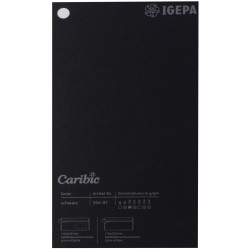 Spalvotas popierius Caribic Nr.97 120 g/m2 65x92 cm (juoda)