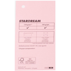 Metalizuotas popierius Stardream rosenquarz 285gsm Nr. 59 rožinės sp.