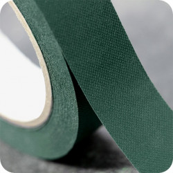 Lipni tekstilinė juostelė knygų nugarėlių tvirtinimui, 25mm pločio, žalios sp., rit. 50m