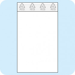 Užspaudžiami maišeliai 40 x 60 mm, PE plėvelė 50mic