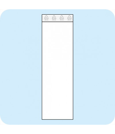 Užspaudžiami maišeliai 80 x 250 mm, PE plėvelė 50mic