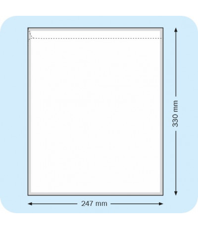 Vokai pakuotėms, A4, 247 x 330mm, be užrašo, skaidrūs