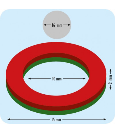 Magnetiniai apvalūs datos langeliai dn-10/15mm