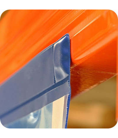 Magnetinės PVC plastikinės įmautės mėlynos sp. A6