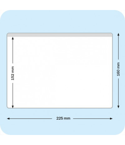 Magnetinės PVC plastikinės įmautės žalios sp. A5