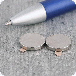 Lipnūs magnetiniai apskritimai, 13mm x 2mm, N35 (100 vnt. - 50 porų)