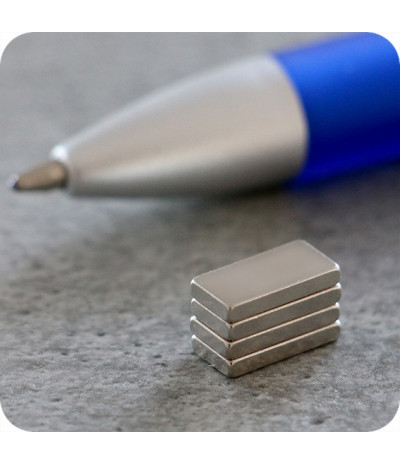 Magnetiniai blokeliai, 10mm x 5mm x 1,5mm, N35 (100vnt.)