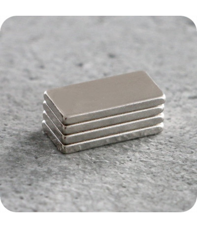 Magnetiniai blokeliai, 20mm x 5mm x 2mm, N35 (100vnt.)