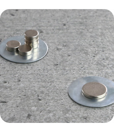 Metaliniai diskeliai magentams pritraukti, 11mm x 0,3mm (100vnt.)
