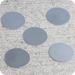 Metaliniai diskeliai magentams pritraukti, 21mm x 0,3mm (100vnt.)