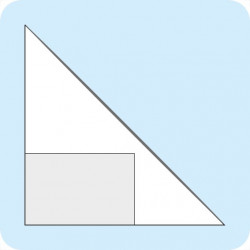 Lipnios trikampės įmautės 17cm x 17cm su įmaute vizitinei kortelei kairiajame kampe, skaidrios