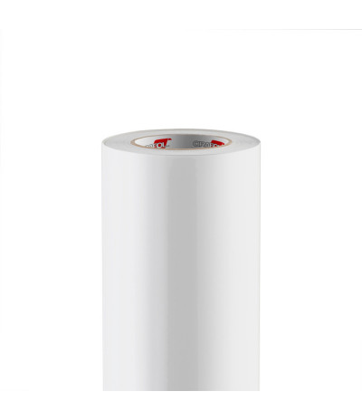 Monomerinė PVC plėvelė ORAJET 3164X-10G balta, blizgi (Rulonas 1,60x50 m)