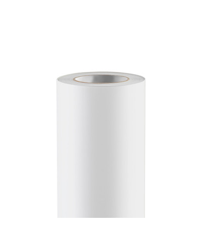 Monomerinė PVC plėvelė Poli-print 800-10M balta, matinė (Rulonas 1,372x50 m)