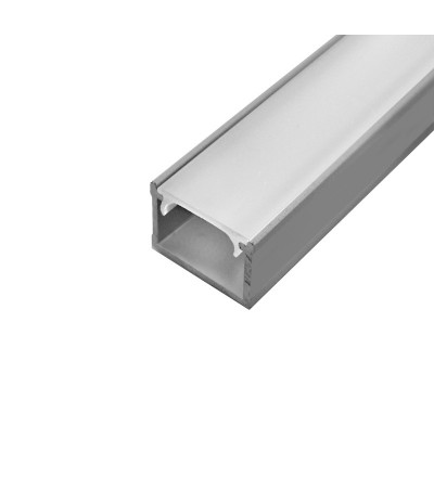 Aliuminio profilis LED SURFACE MAXI anoduotas 2m (R)