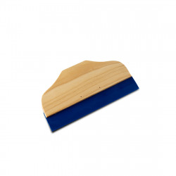Medinė mentelė su guma (200x110mm), mėlyna