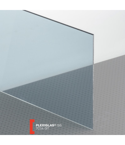 Organinis stiklas Plexiglas GS (3050x2030x3mm) 7C14 pilka (807)