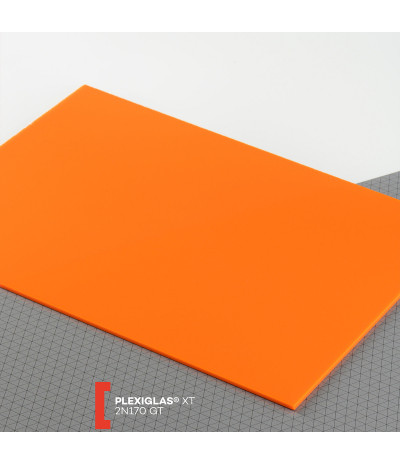 Organinis stiklas Plexiglas XT (3050x2050x3mm) 2N170 oranžinė (43170)