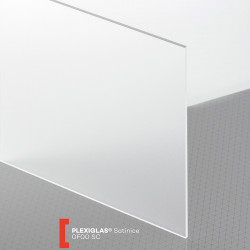 Plexiglas Satinice (3050x2030x3mm) 0F00 SC skaidri matinė