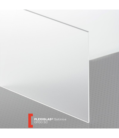 Organinis stiklas Plexiglas Satinice (3050x2030x3mm) 0F00 SC skaidri matinė