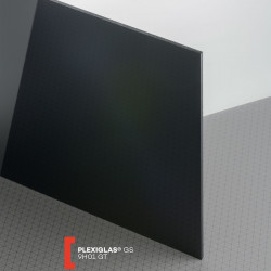 Plexiglas GS (3050x2030x3mm) 9H01 juoda (811)