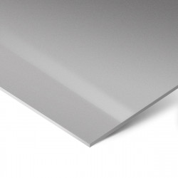 Polistirolio plokštė (2000x1000x3 mm) 2SI60 sidabrinė, matinis/blizgantis