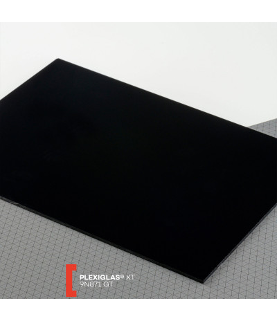Organinis stiklas Plexiglas XT (3050x2050x2mm) 9N871 juoda