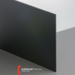 Plexiglas Satinice (3050x2030x3mm) 9H01 SC juoda