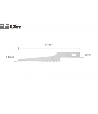 Geležtės KB4-NS/3 skalpeliui AK-4   6mm 3 vnt.