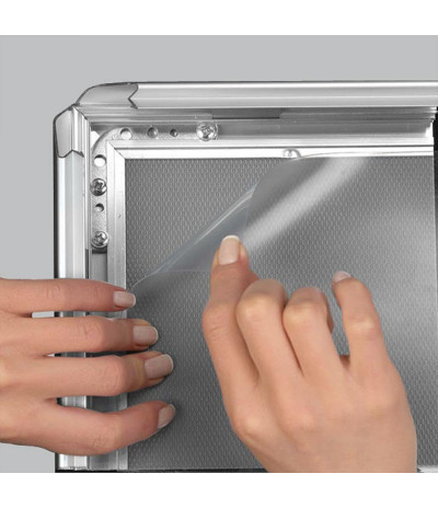 Aliuminio profilio Click rėmas MT 32mm Snap frame A1 formato, (594x841mm)