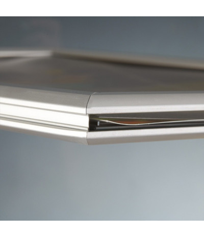 Aliuminio profilio DVIPUSIS rėmas MT 25mm, A2 formato, 420mm*594mm double SLI