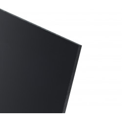 PVC-CAW plokštė (2000x1000x2mm) juoda 5,60 kg/vnt.