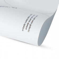 PVC plėvelė Pentaprint balta matinė (1400x1000x0,3mm) 180/09 (pakuotėje 40vnt)