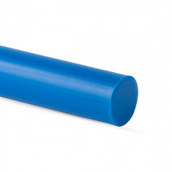 PUR Poliuretano strypas (1000x50mm) Sh90 2,4 kg/vnt. mėlynas