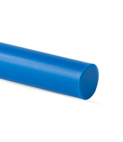PUR Poliuretano strypas (1000x50mm) Sh90 2,4 kg/vnt. mėlynas