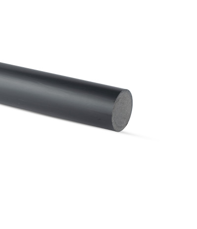PVC-CAW strypas (2000x10mm) tamsiai pilkas 0,11 kg/m