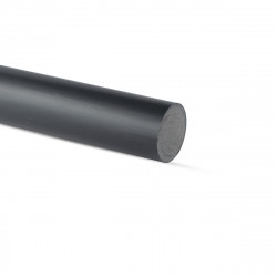 PVC-CAW strypas (2000x12mm) tamsiai pilkas 0,16 kg/m