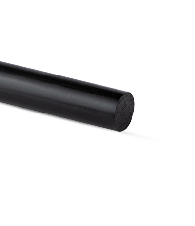 Polietileno strypas (2000x45mm) PE-HD juodas 1,52 kg/m
