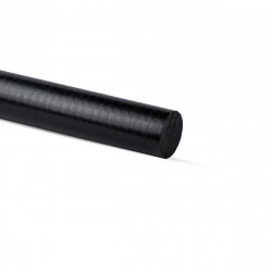 Poliamido strypas PA 6 rod (1000x16mm) (6SA) juoda 0,246 kg/m
