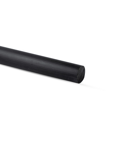 Poliacetalio POM C strypas 40mm*1000mm juoda (Ertacetal C) 1,87 kg/m