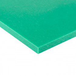 Polietileno plokštė PE 1000R (3000x1250x8mm) žalia 7,733 Kg/m2