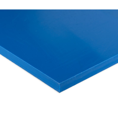 Polietileno plokštė PE 500 (2000x1000x10mm) mėlyna 9,5 Kg/m2