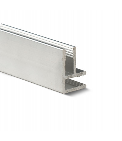 Aliuminio dibondinis profilis E (6x20x29x2,5mm) 24563 6m