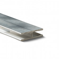 Aliuminio dibondinis profilis H (4x25,5x2mm) 24551 6m