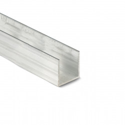 Aliuminio profilis U (6x9x1,5mm) 6m A-4352