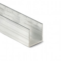 Aliuminio profilis U (16x20x2mm) anoduotas