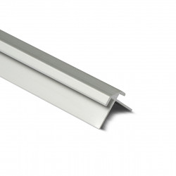 Aliuminio profilis W (20x6x4mm) 5m 930-3544-10 anoduotas