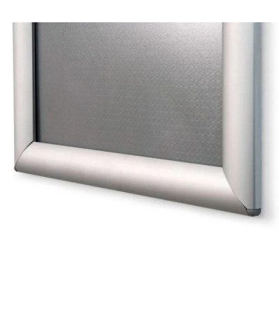 Aliuminio profilio Click rėmas MT SAUGUS 25mm A4 formato, (210x297mm)