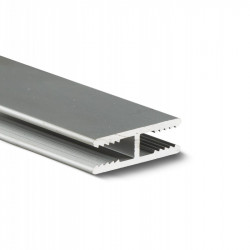 Aliuminio dibondinis anoduotas profilis H (3x19,5x2mm) 24555
