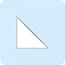 Lipnios trikampės įmautės 5cm x 5cm, skaidrios