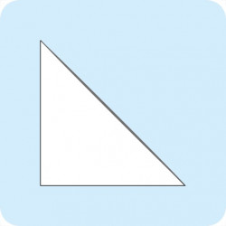 Lipnios trikampės įmautės 10cm x 10cm, skaidrios